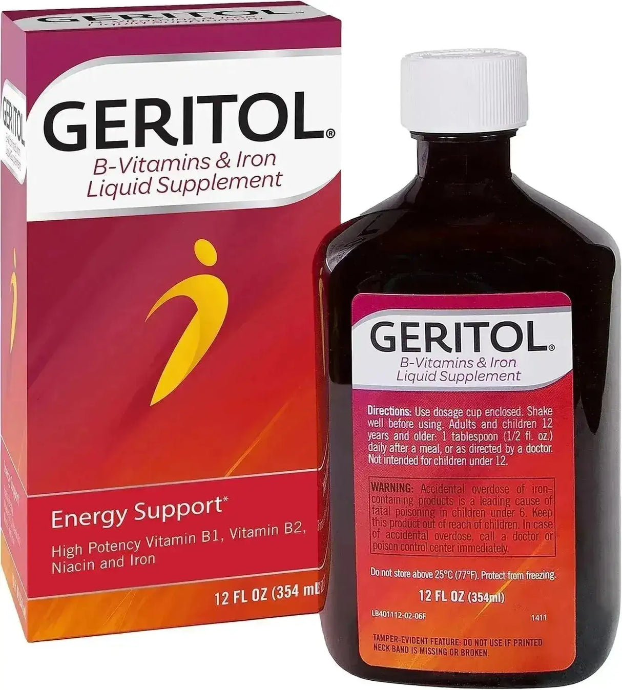 GERITOL - Geritol Liquid Vitamin and Iron 354Ml. - The Red Vitamin MX - Suplementos Alimenticios - {{ shop.shopifyCountryName }}