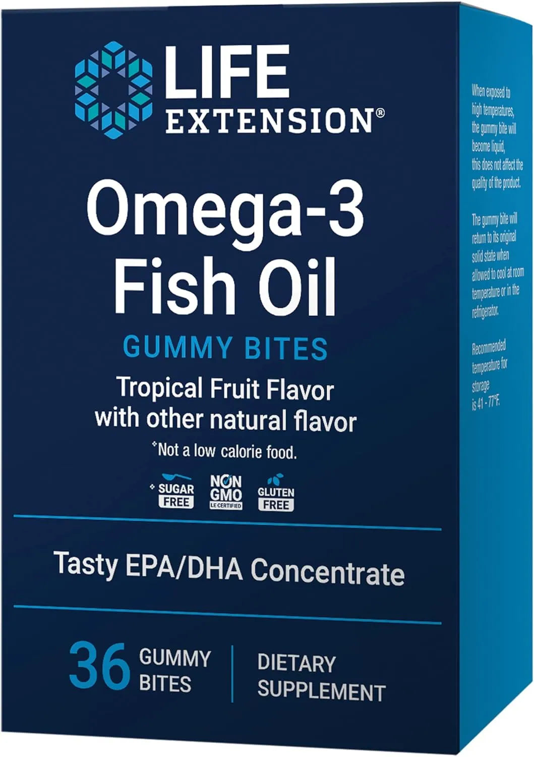 LIFE EXTENSION - Life Extension Omega-3 Fish Oil Gummy Bites 36 Gomitas - The Red Vitamin MX - Suplementos Alimenticios - {{ shop.shopifyCountryName }}