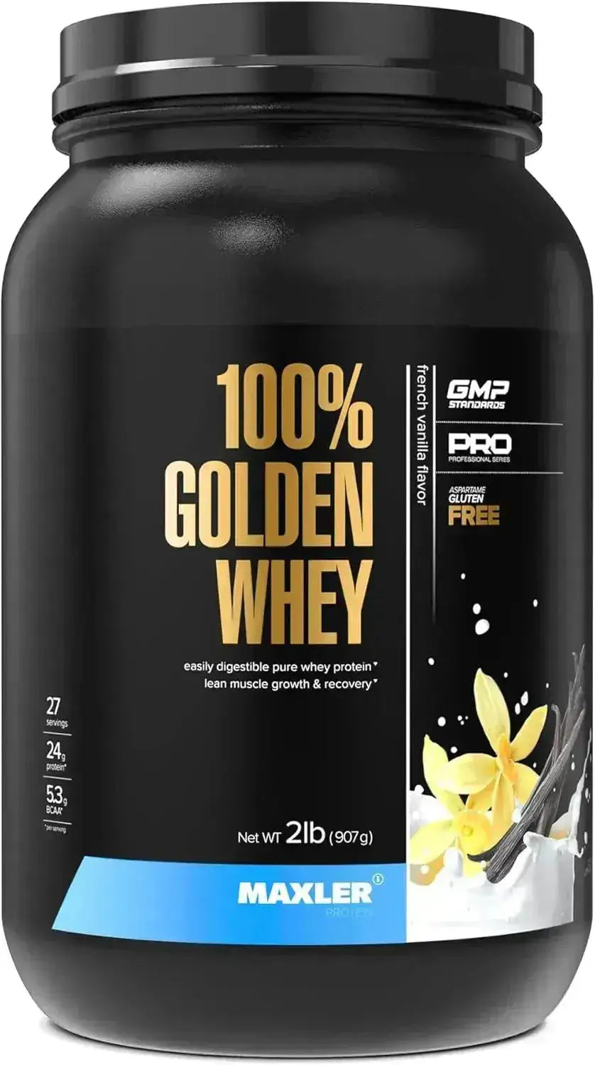 MAXLER - Maxler 100% Golden Whey Protein French Vanilla 907Gr. - The Red Vitamin MX - Suplementos Alimenticios - {{ shop.shopifyCountryName }}