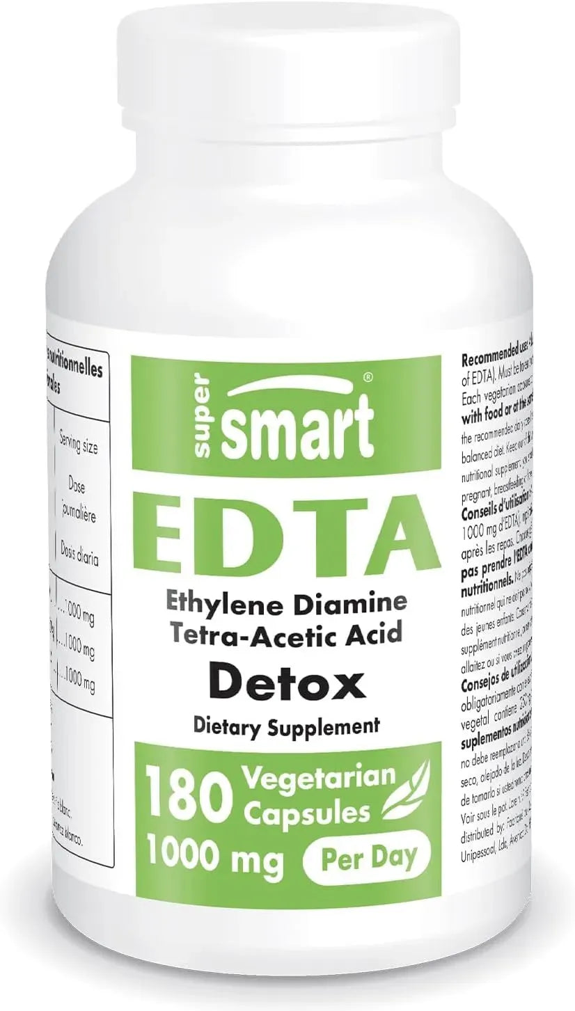SUPER SMART - SuperSmart EDTA 1000Mg. 180 Capsulas - The Red Vitamin MX - Suplementos Alimenticios - {{ shop.shopifyCountryName }}