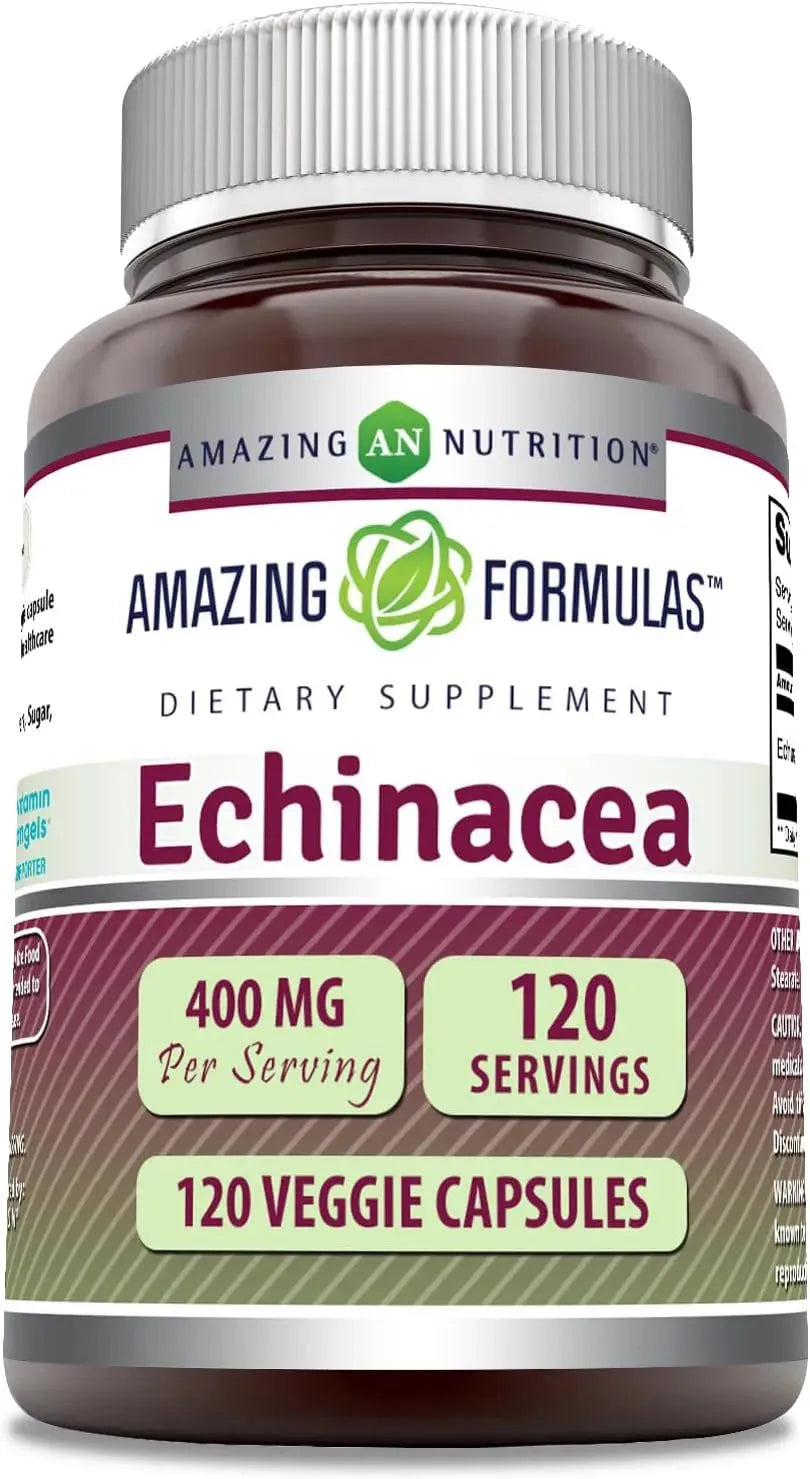 AMAZING FORMULAS - Amazing Formulas Echinacea 400Mg. 120 Capsulas - The Red Vitamin MX - Suplementos Alimenticios - {{ shop.shopifyCountryName }}