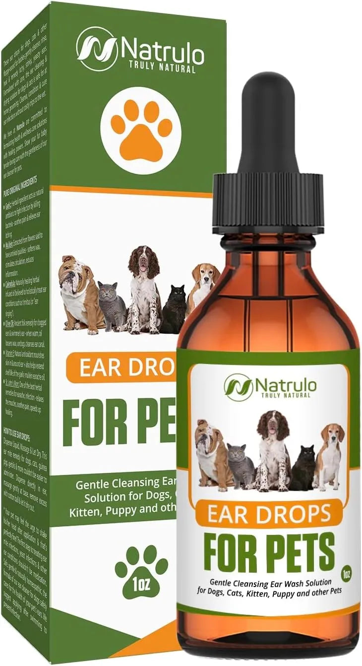 NATRULO - Natrulo Natural Ear Cleaner for Dogs 1 Fl.Oz. - The Red Vitamin MX - Cuidado Del Oído De Perros - {{ shop.shopifyCountryName }}