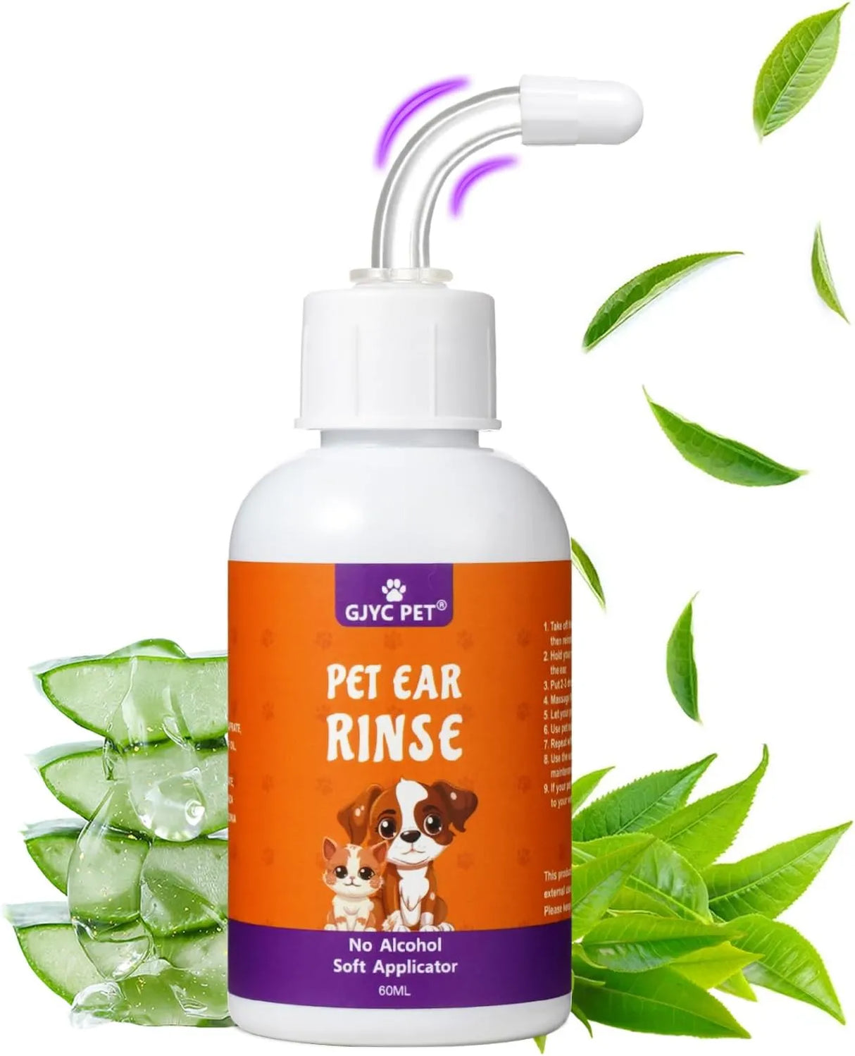 GJYC PET - GJYC PET Ear Cleaner for Dogs and Cats 2 Fl.Oz. - The Red Vitamin MX - Cuidado Del Oído De Perros - {{ shop.shopifyCountryName }}