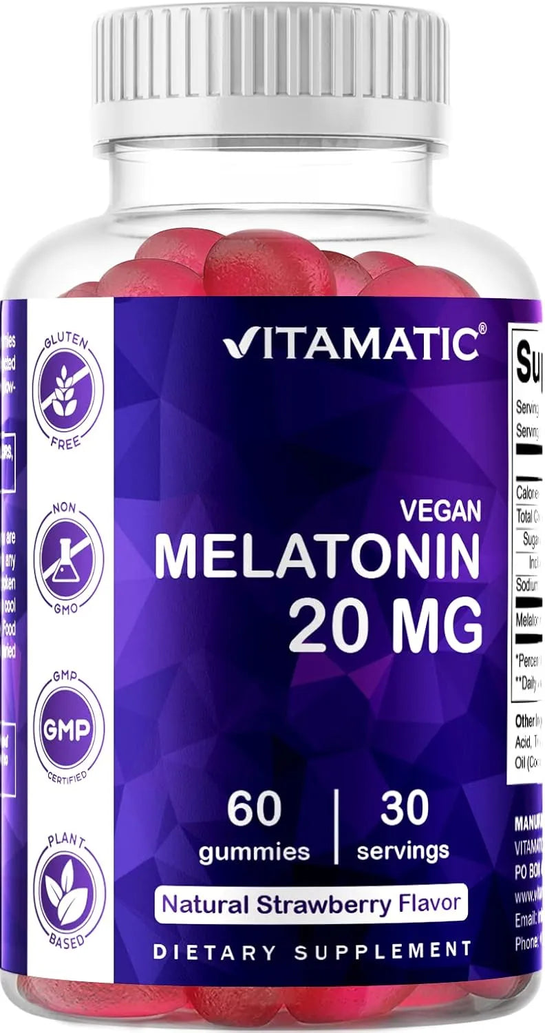 VITAMATIC - Vitamatic Melatonin 20Mg. 60 Gomitas - The Red Vitamin MX - Suplementos Alimenticios - {{ shop.shopifyCountryName }}