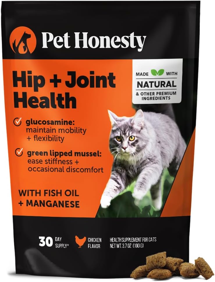 Pet Honesty Cat Hip & Joint Health Crunchy & Creamy Chews 100Gr.