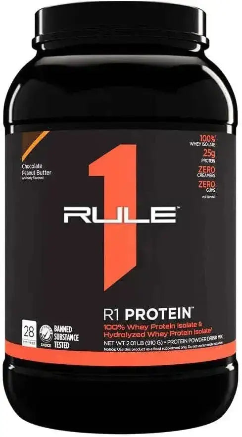 RULE ONE - Rule One Proteins R1 Protein Chocolate Peanut Butter 910Gr. - The Red Vitamin MX - Suplementos Alimenticios - {{ shop.shopifyCountryName }}