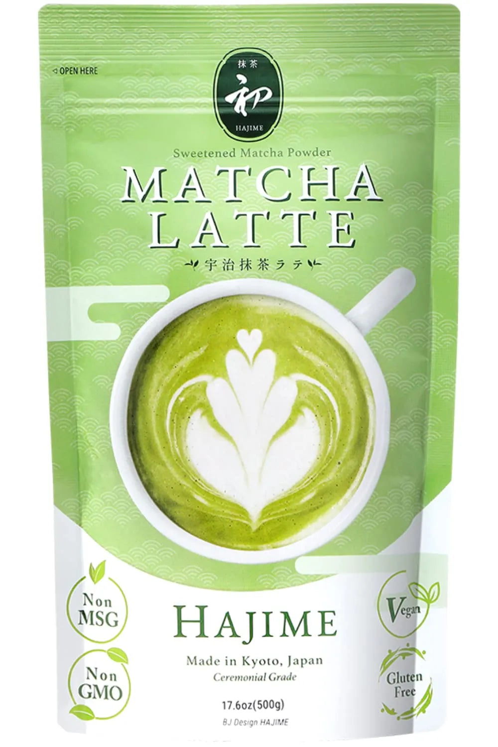 BJDESIGN - BJDesign Matcha Latte Powder “HAJIME” Sweetened Matcha Green Tea Powder 500Gr. - The Red Vitamin MX - Suplementos Alimenticios - {{ shop.shopifyCountryName }}