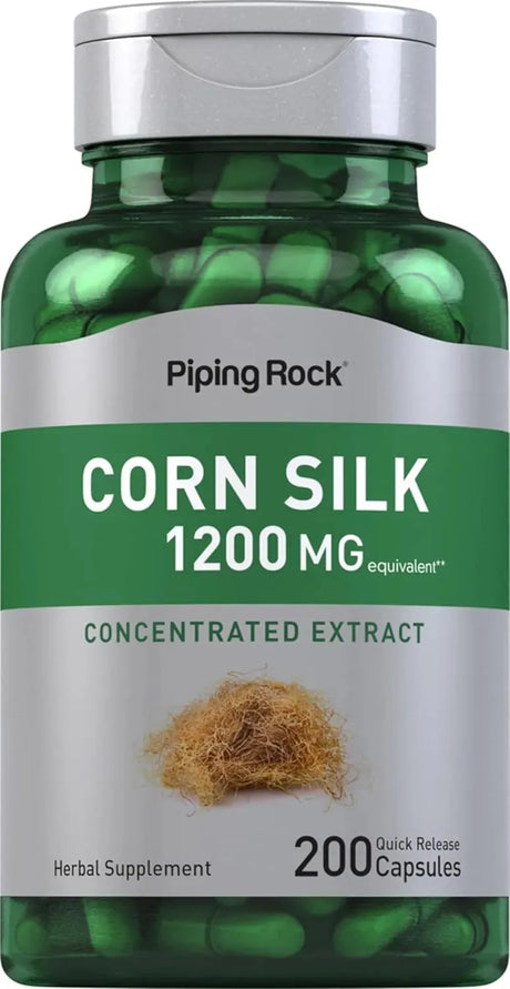 PIPING ROCK - Piping Rock Corn Silk 1200Mg. 200 Capsulas - The Red Vitamin MX - Suplementos Alimenticios - {{ shop.shopifyCountryName }}