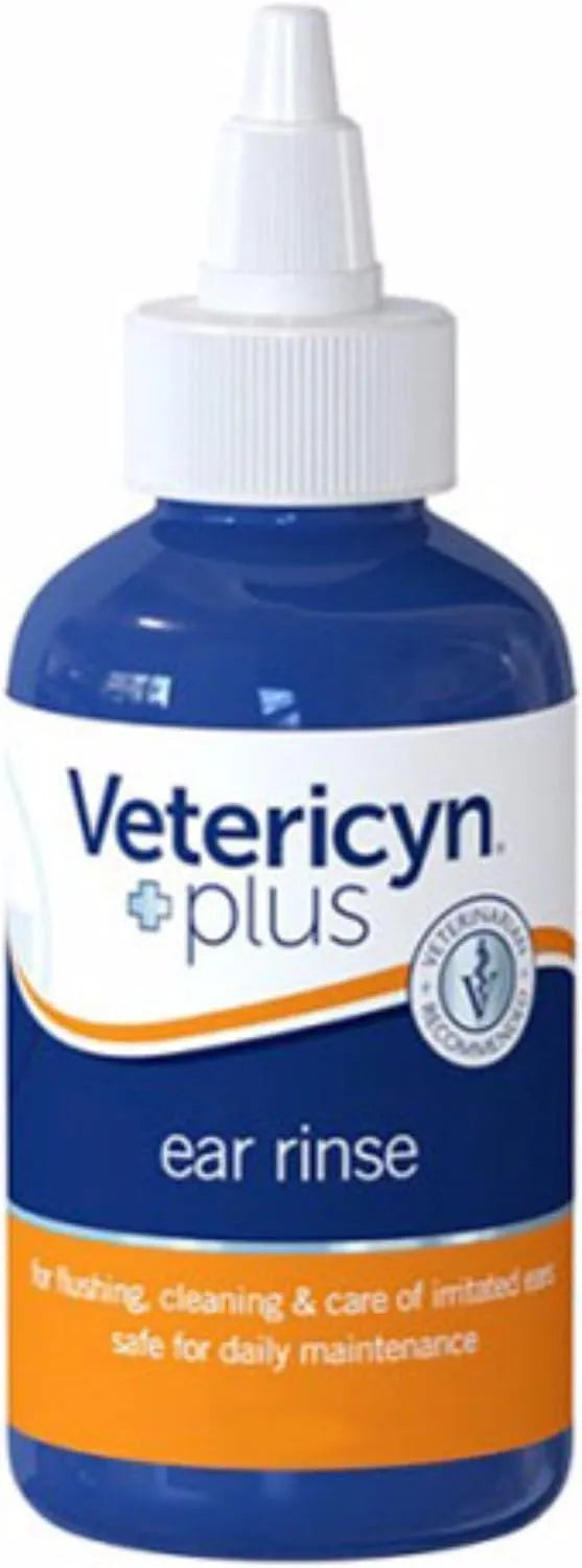 VETERICYN - Vetericyn Plus All Animal Ear Rinse Liquid 4 Fl.Oz. - The Red Vitamin MX - Cuidado Del Oído De Perros - {{ shop.shopifyCountryName }}