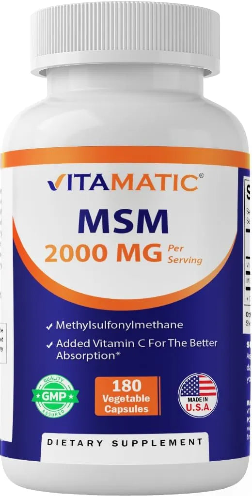VITAMATIC - Vitamatic MSM 2000Mg. 180 Capsulas - The Red Vitamin MX - Suplementos Alimenticios - {{ shop.shopifyCountryName }}