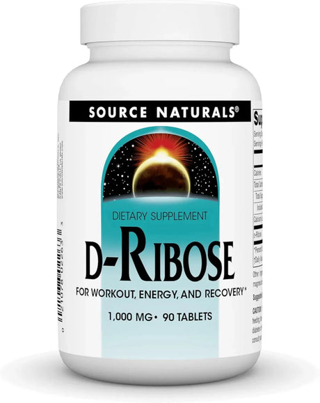 SOURCE NATURALS - Source Naturals D-Ribose 90 Tabletas - The Red Vitamin MX - Suplementos Alimenticios - {{ shop.shopifyCountryName }}