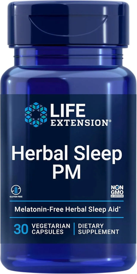 LIFE EXTENSION - Life Extension Herbal Sleep PM 30 Capsulas - The Red Vitamin MX - Suplementos Alimenticios - {{ shop.shopifyCountryName }}