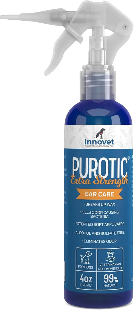 INNOVET - INNOVET PurOtic Natural Ear Cleaner for Dogs & Cats 4 Fl.Oz. - The Red Vitamin MX - Cuidado Del Oído De Perros - {{ shop.shopifyCountryName }}
