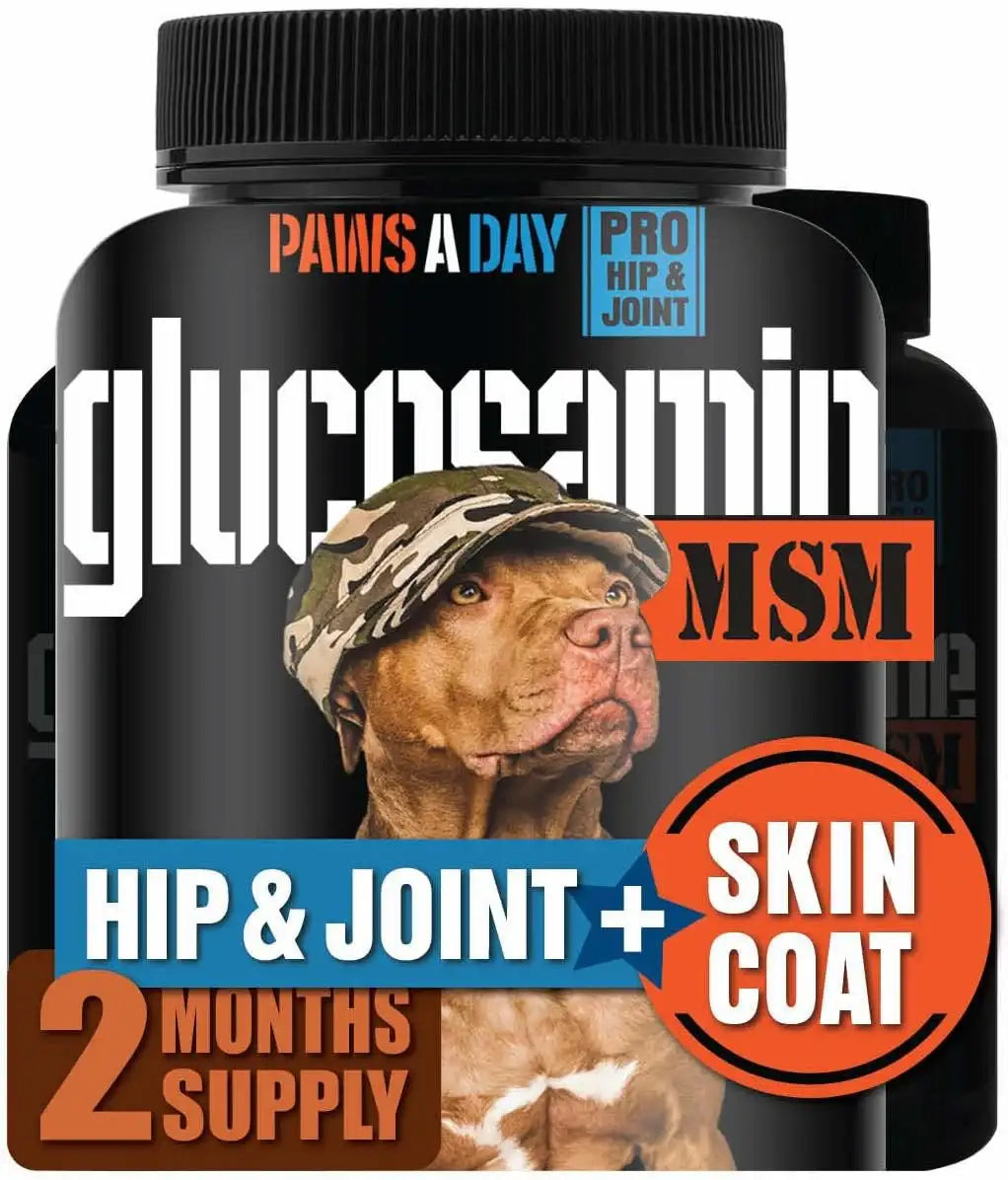 PAWS A DAY - Paws A Day Glucosamine for Dogs Hip & Joint Supplement 60 Masticables - The Red Vitamin MX - Cuidado De Cadera Y Articulaciones Para Perros - {{ shop.shopifyCountryName }}