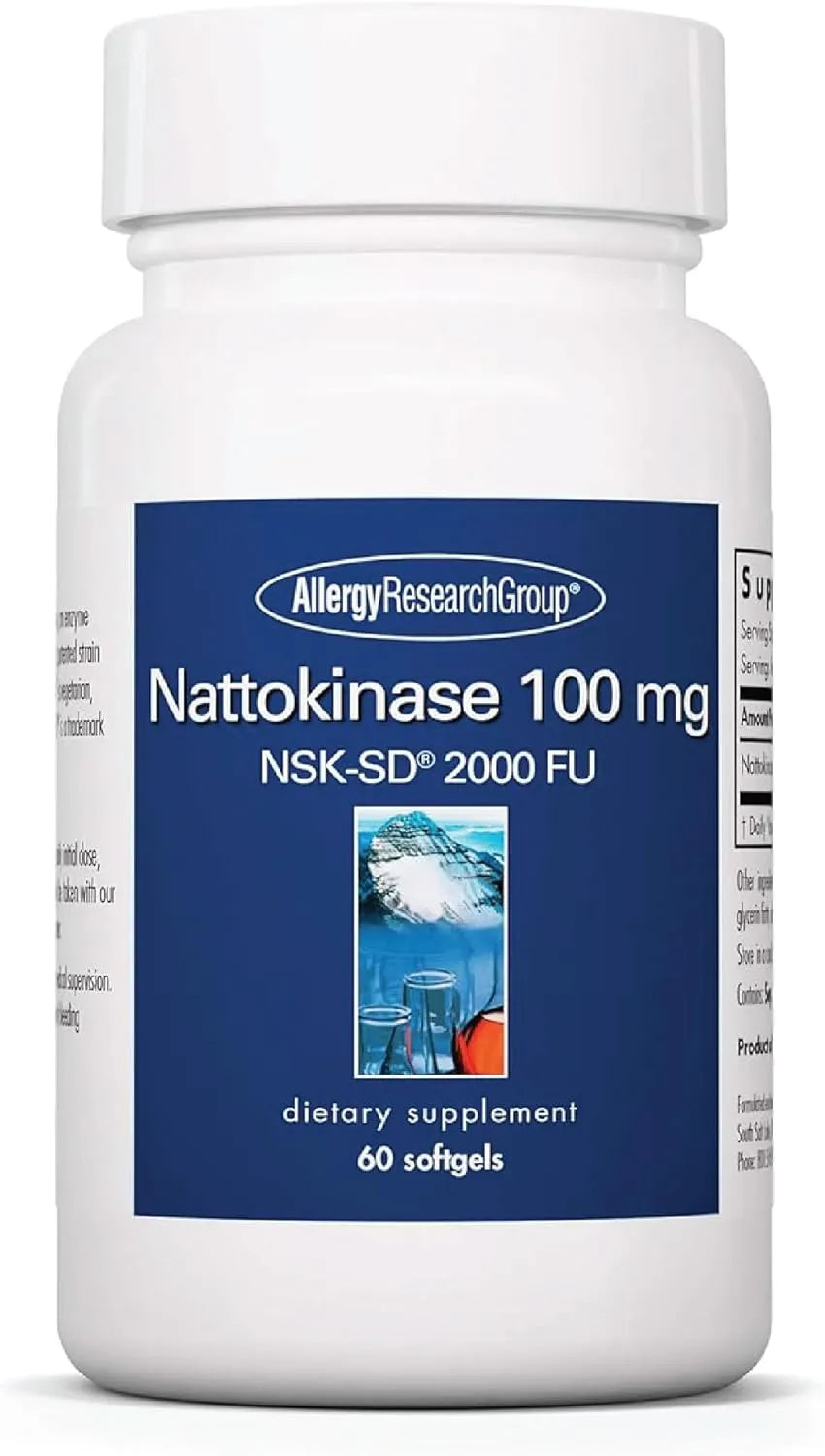 ALLERGY RESEARCH GROUP - Allergy Research Group Nattokinase 100Mg. 60 Capsulas Blandas - The Red Vitamin MX - Suplementos Alimenticios - {{ shop.shopifyCountryName }}