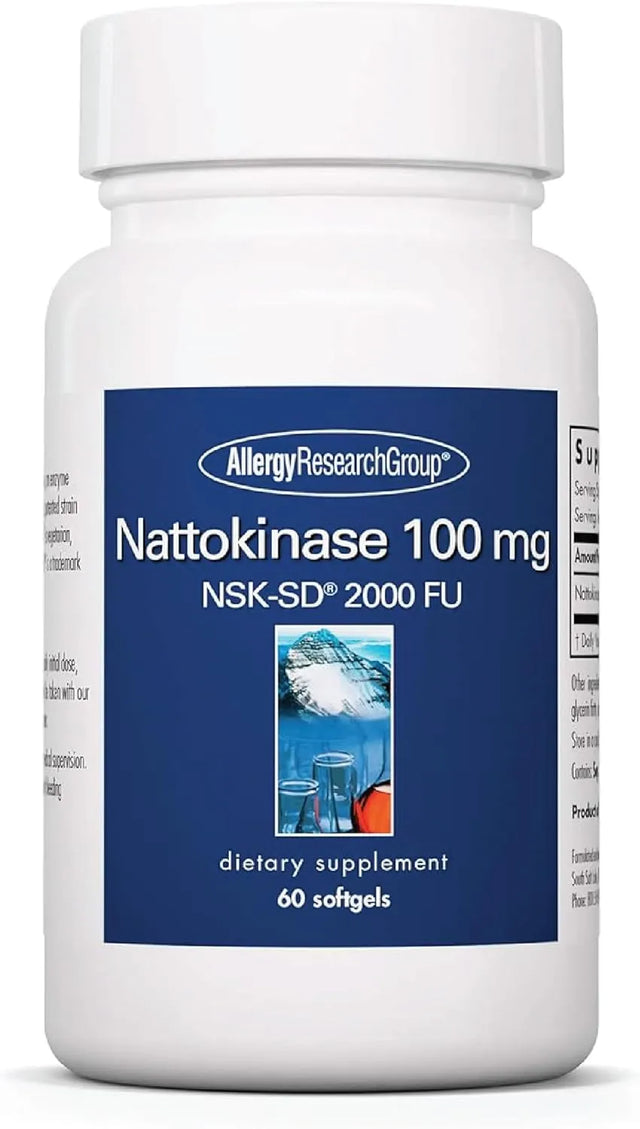 ALLERGY RESEARCH GROUP - Allergy Research Group Nattokinase 100Mg. 60 Capsulas Blandas - The Red Vitamin MX - Suplementos Alimenticios - {{ shop.shopifyCountryName }}