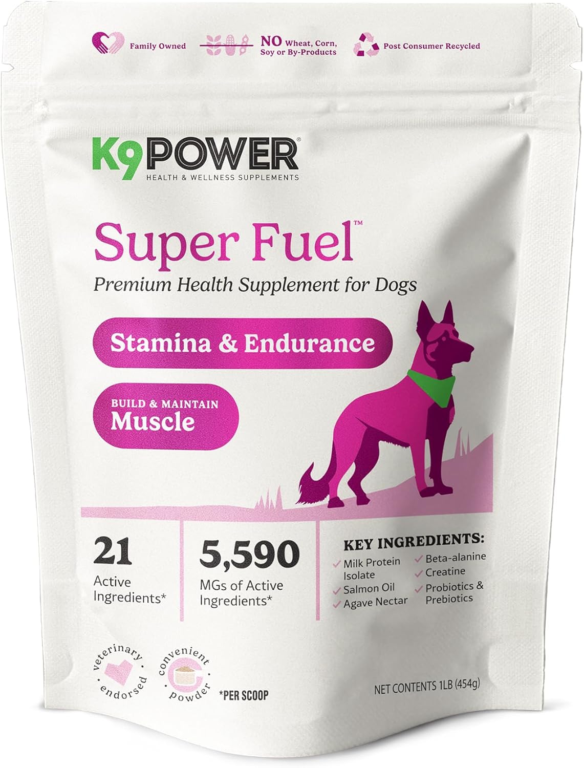 K9 Power Super Fuel for Dogs 454Gr.
