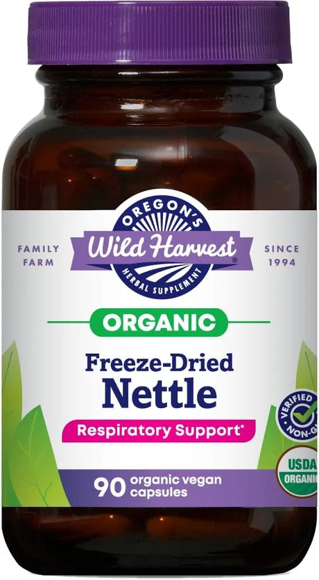 OREGON'S WILD HARVEST - Oregon's Wild Harvest Certified Organic Nettle 90 Capsulas - The Red Vitamin MX - Suplementos Alimenticios - {{ shop.shopifyCountryName }}