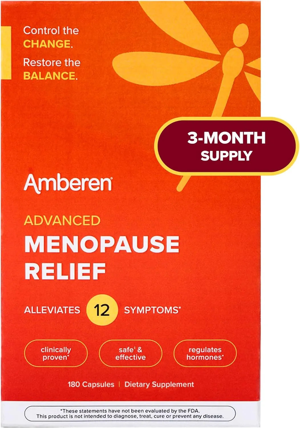 AMBEREN - Amberen: Safe Multi-Symptom Menopause Relief 180 Capsulas - The Red Vitamin MX - Suplementos Alimenticios - {{ shop.shopifyCountryName }}