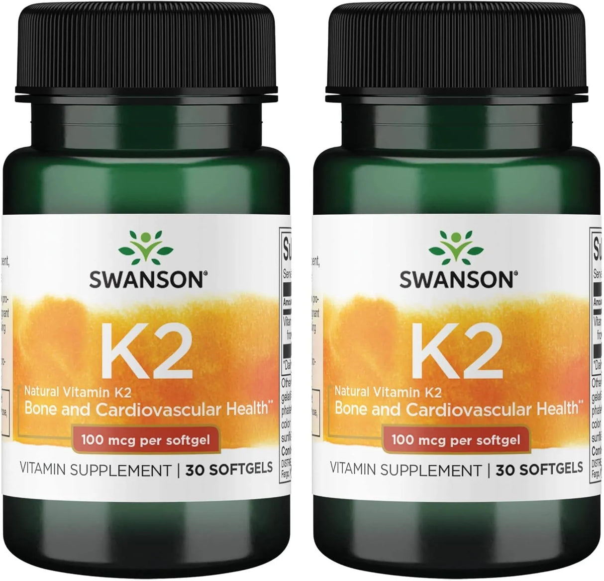 SWANSON - Swanson Vitamin K2 30 Capsulas 2 Pack - The Red Vitamin MX - Suplementos Alimenticios - {{ shop.shopifyCountryName }}