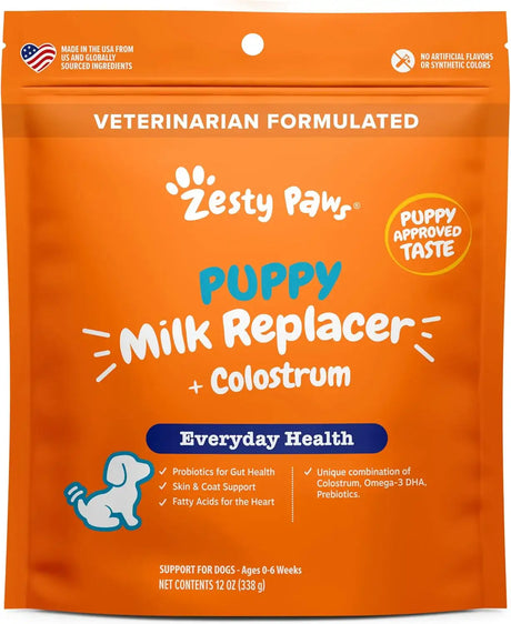ZESTY PAWS - Zesty Paws Puppy Milk Replacer + Colostrum 338Gr. - The Red Vitamin MX - Sustitutos De Leche Para Perros - {{ shop.shopifyCountryName }}