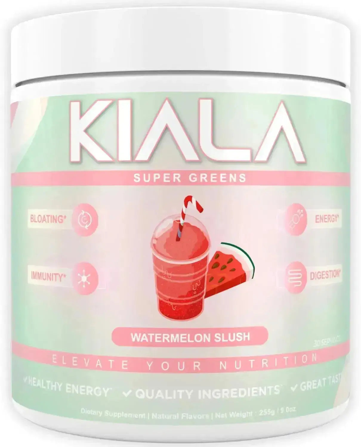 KIALA NUTRITION - Kiala Nutrition Super Greens Support Gut Health Watermelon Slush 255Gr. - The Red Vitamin MX - Suplementos Alimenticios - {{ shop.shopifyCountryName }}