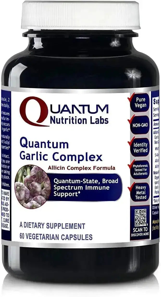 QUANTUM NUTRITION - Quantum Nutrition Labs Quantum Garlic Complex 60 Capsulas - The Red Vitamin MX - Suplementos Alimenticios - {{ shop.shopifyCountryName }}
