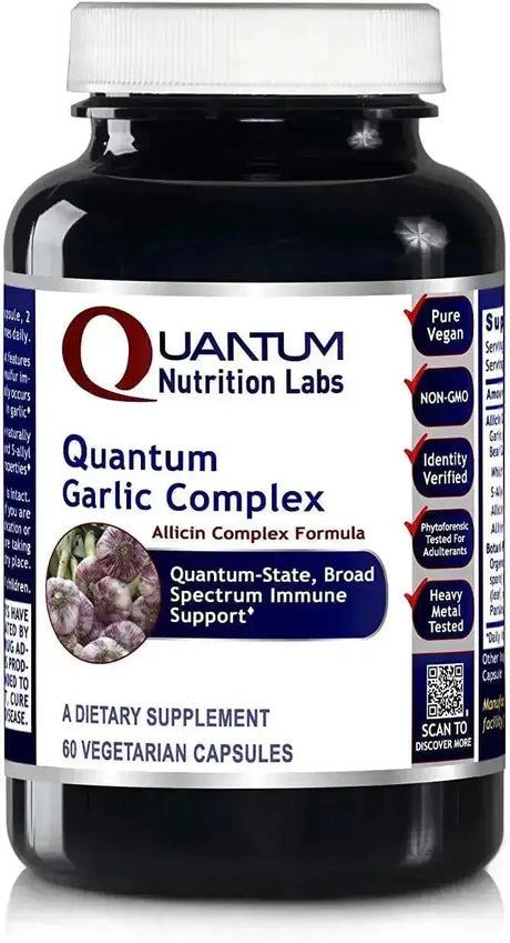QUANTUM NUTRITION - Quantum Nutrition Labs Quantum Garlic Complex 60 Capsulas - The Red Vitamin MX - Suplementos Alimenticios - {{ shop.shopifyCountryName }}