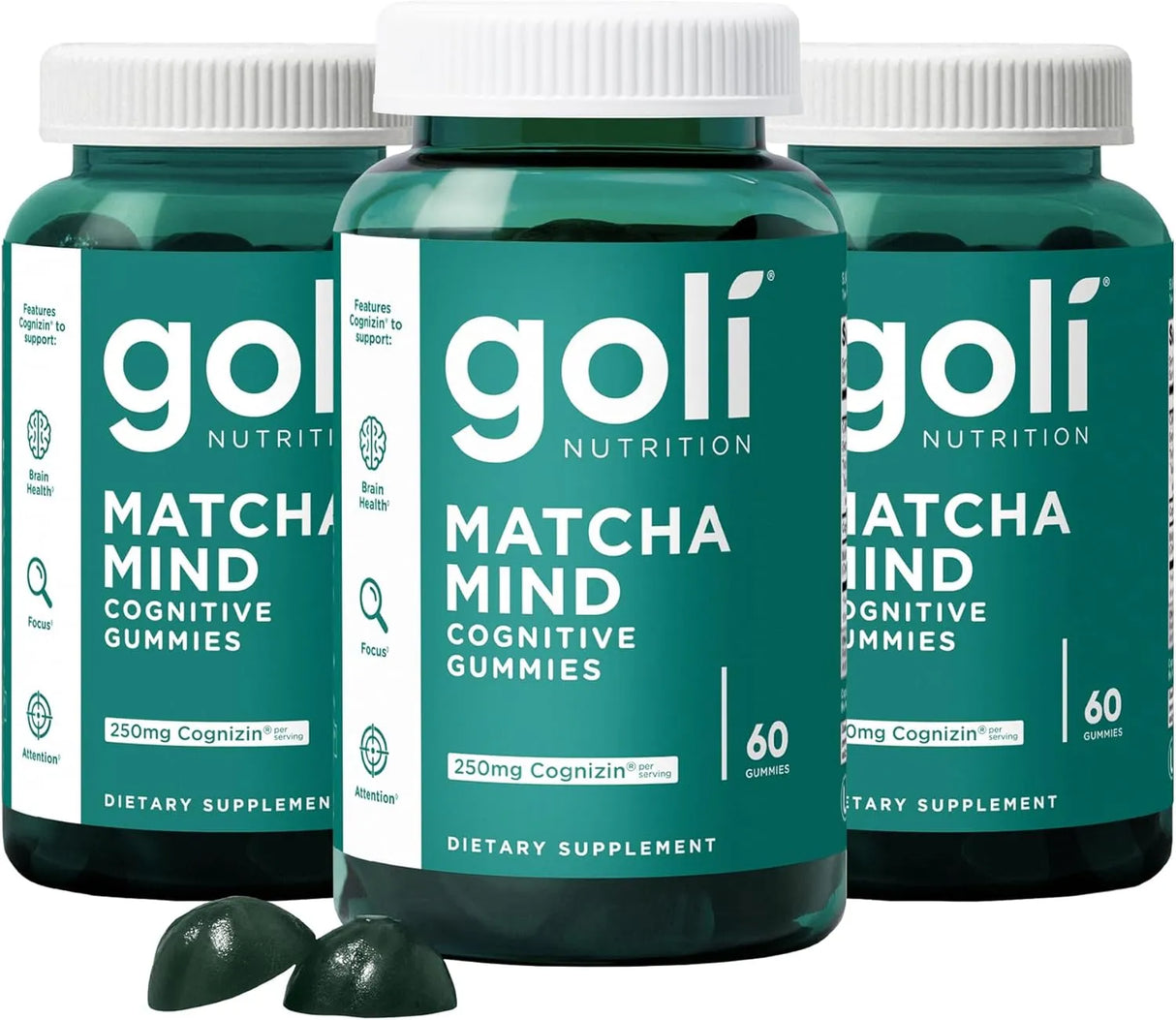 GOLI NUTRITION - Goli Matcha Mind Gummies 60 Gomitas 3 Pack - The Red Vitamin MX - Suplementos Alimenticios - {{ shop.shopifyCountryName }}