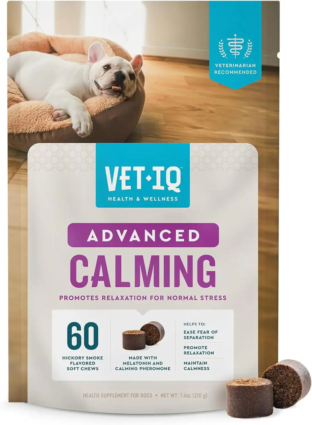 VETIQ - VetIQ Advanced Calming Support Supplement for Dogs 60 Masticables - The Red Vitamin MX - Relajantes Para Perros - {{ shop.shopifyCountryName }}