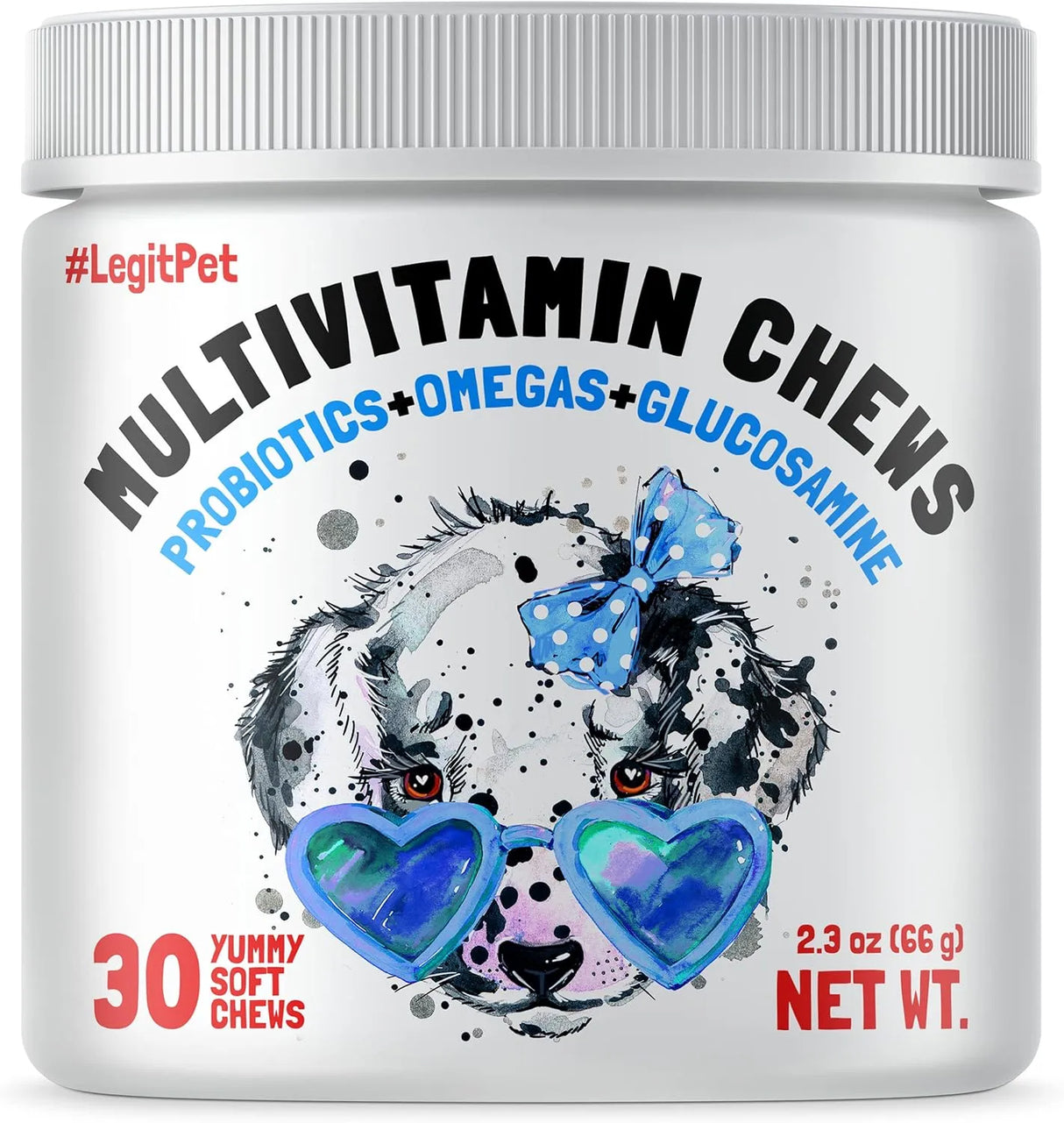 LEGIPET - LEGITPET Dog Vitamins 30 Masticables - The Red Vitamin MX - Multivitamínicos Para Perros - {{ shop.shopifyCountryName }}