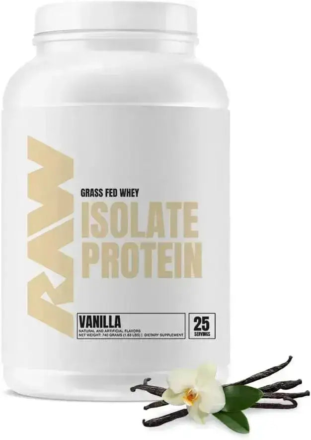 RAW - RAW Whey Isolate Protein Powder Vanilla 25 Servicios 740Gr. - The Red Vitamin MX - Suplementos Alimenticios - {{ shop.shopifyCountryName }}