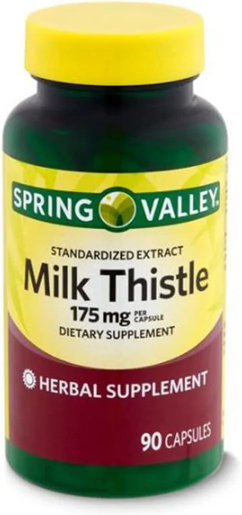SPRING VALLEY - Spring Valley Milk Thistle 175Mg. 90 Capsulas 2 Pack - The Red Vitamin MX - Suplementos Alimenticios - {{ shop.shopifyCountryName }}