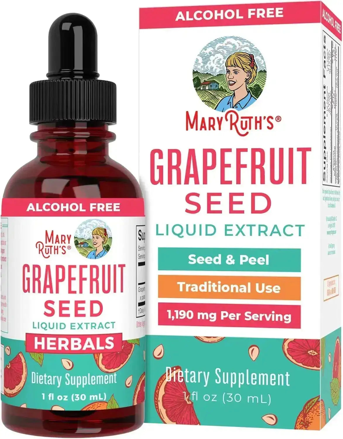 MARY RUTH ORGANICS - MaryRuth Organics Grapefruit Seed Extract 1 Fl.Oz. - The Red Vitamin MX - Suplementos Alimenticios - {{ shop.shopifyCountryName }}