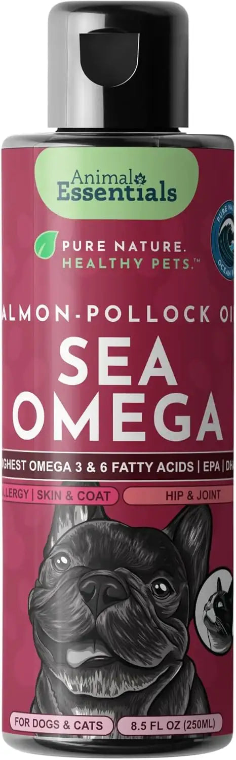 ANIMAL ESSENTIALS - Animal Essentials Animal Essentials Sea Omega Fish Oil for Dogs and Cats 8.5 Fl.Oz. - The Red Vitamin MX - Aceite De Pescado Para Perros - {{ shop.shopifyCountryName }}