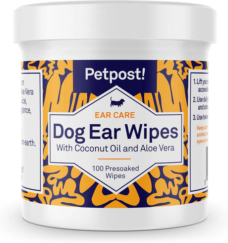 PETPOST - Petpost Dog Ear Cleaner Wipes Coconut Oil Aloe Solution 100 Toallitas - The Red Vitamin MX - Cuidado Del Oído De Perros - {{ shop.shopifyCountryName }}