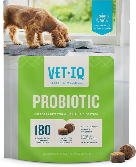 VETIQ - VetIQ Probiotic Supplement for Dogs 180 Masticables - The Red Vitamin MX - Probióticos Para Perros - {{ shop.shopifyCountryName }}