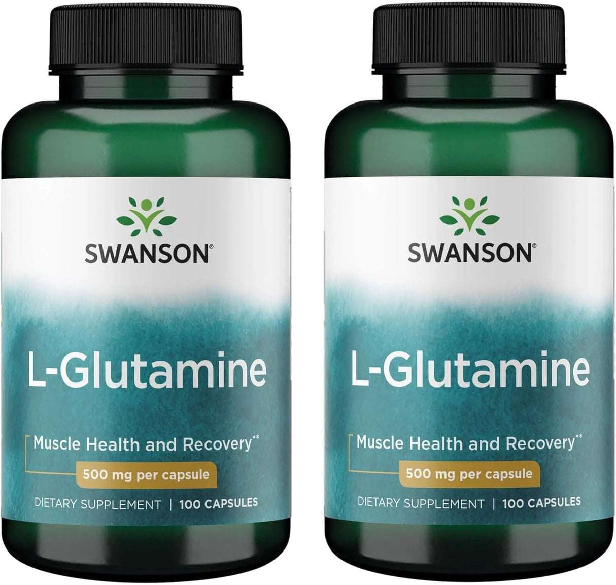SWANSON - Swanson L-Glutamine 500Mg. 100 Capsulas 2 Pack - The Red Vitamin MX - Suplementos Alimenticios - {{ shop.shopifyCountryName }}