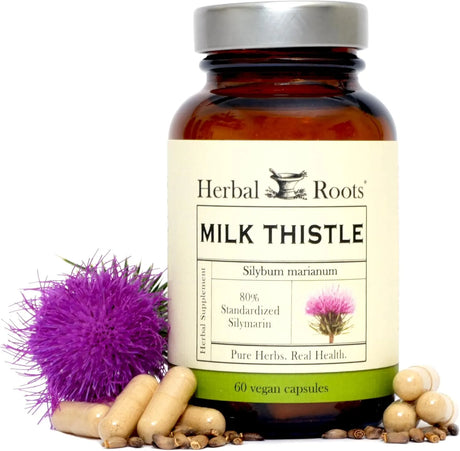 HERBAL ROOTS - Herbal Roots Milk Thistle 60 Capsulas - The Red Vitamin MX - Suplementos Alimenticios - {{ shop.shopifyCountryName }}