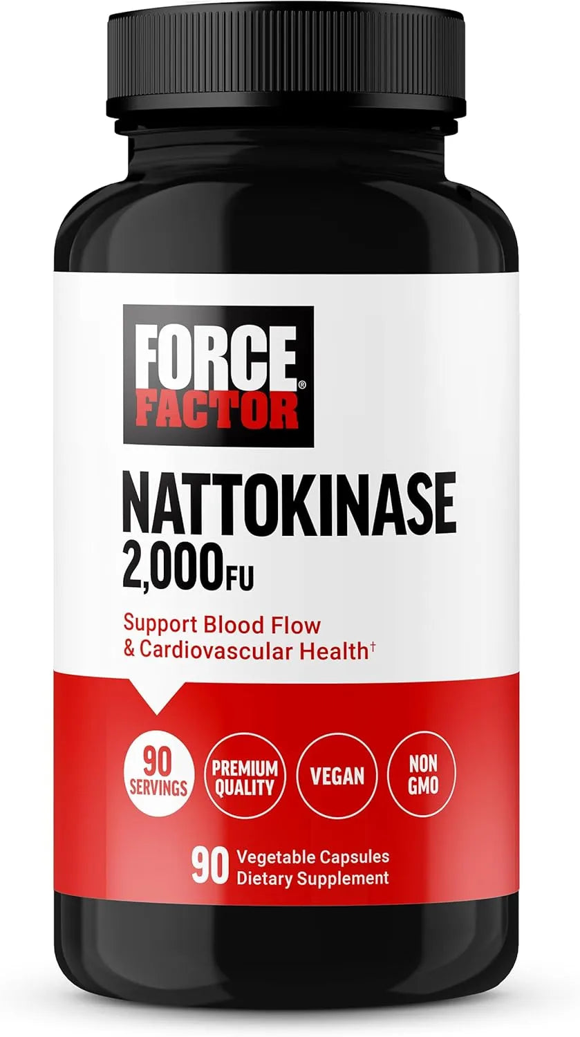 FORCE FACTOR - FORCE FACTOR Nattokinase 2000 FU 90 Capsulas - The Red Vitamin MX - Suplementos Alimenticios - {{ shop.shopifyCountryName }}
