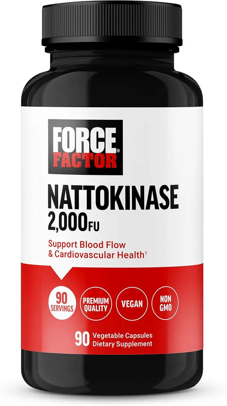 FORCE FACTOR - FORCE FACTOR Nattokinase 2000 FU 90 Capsulas - The Red Vitamin MX - Suplementos Alimenticios - {{ shop.shopifyCountryName }}