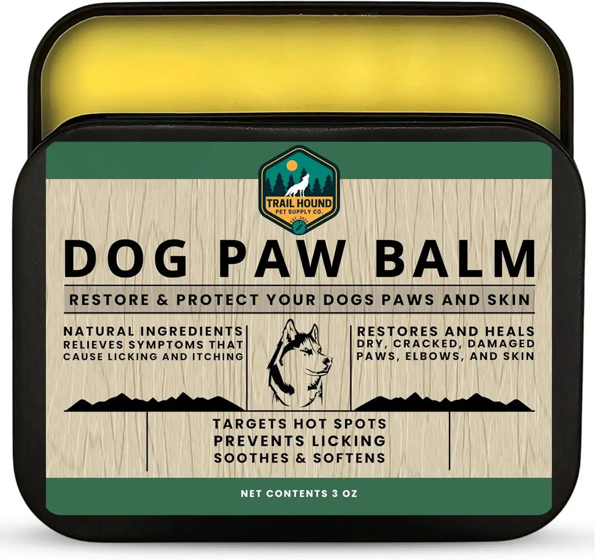 TRAIL HOUND - Trail Hound Dog Paw Balm 3 Oz. - The Red Vitamin MX - Remedios Para La Picazón De Perros - {{ shop.shopifyCountryName }}
