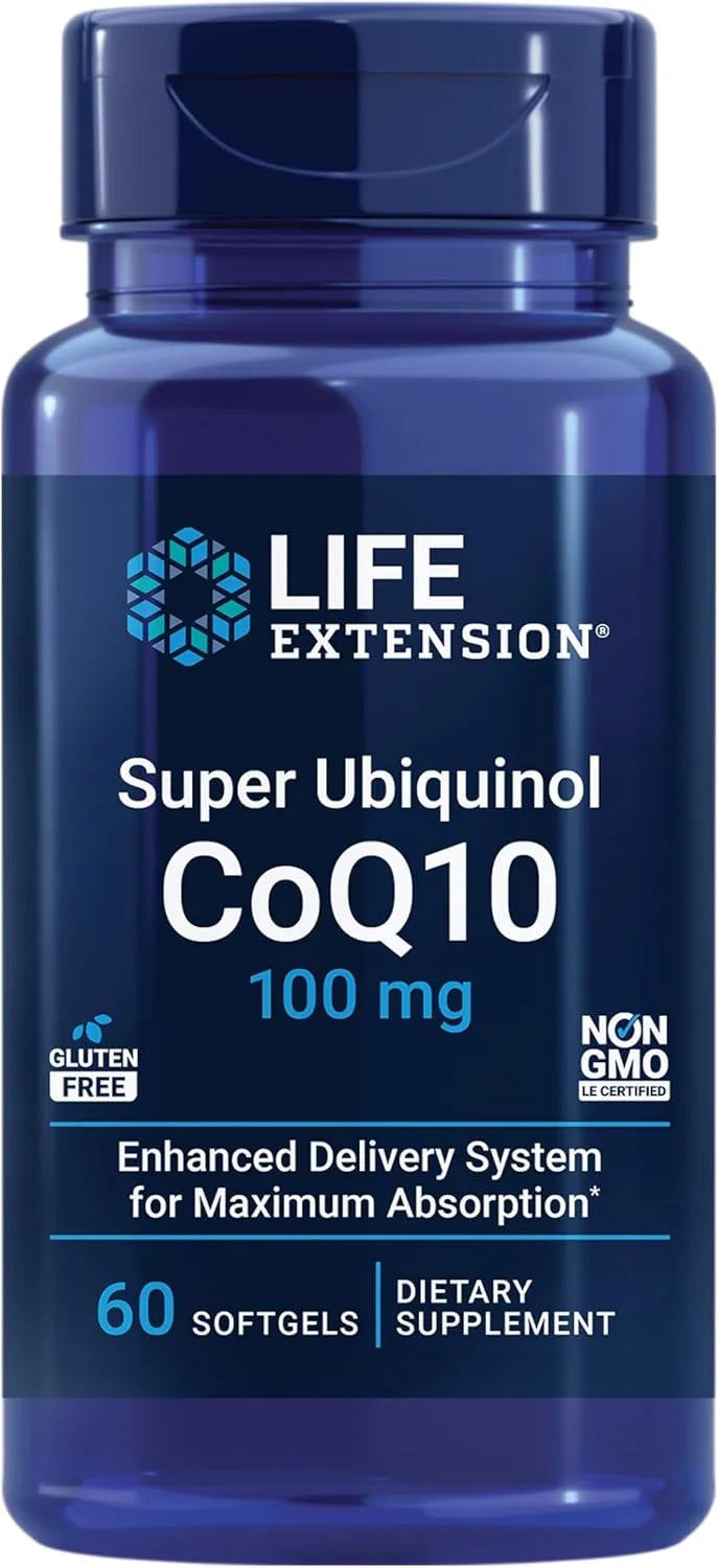 LIFE EXTENSION - Life Extension Super Ubiquinol CoQ10 100Mg. 60 Capsulas Blandas - The Red Vitamin MX - Suplementos Alimenticios - {{ shop.shopifyCountryName }}