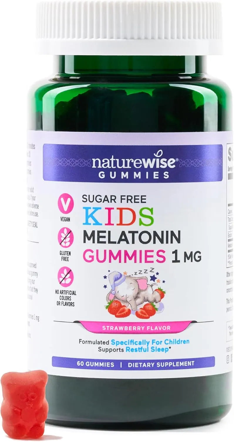 NATUREWISE - NatureWise Kids Melatonin 1Mg. Sugar-Free Gummies 60 Gomitas - The Red Vitamin MX - Suplementos Alimenticios - {{ shop.shopifyCountryName }}
