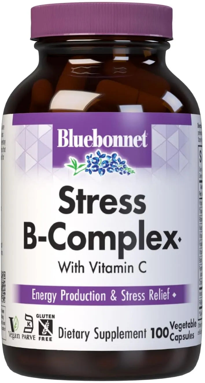 BLUEBONNET NUTRITION - Bluebonnet Nutrition Stress Relief B Complex 100 Capsulas - The Red Vitamin MX - Suplementos Alimenticios - {{ shop.shopifyCountryName }}