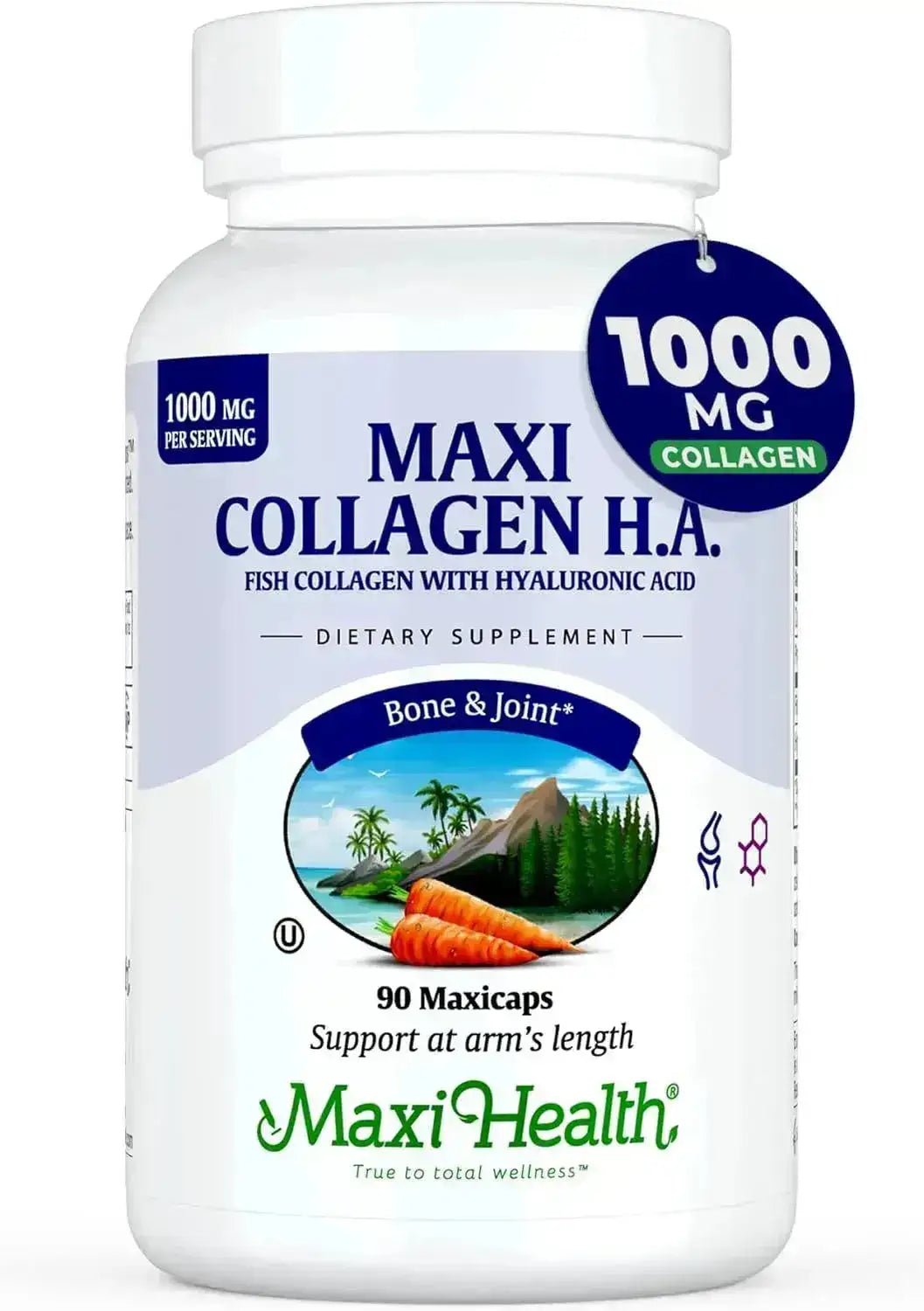 MAXI HEALTH - Maxi Health Collagen with Hyaluronic Acid 1000Mg. 90 Capsulas - The Red Vitamin MX - Suplementos Alimenticios - {{ shop.shopifyCountryName }}