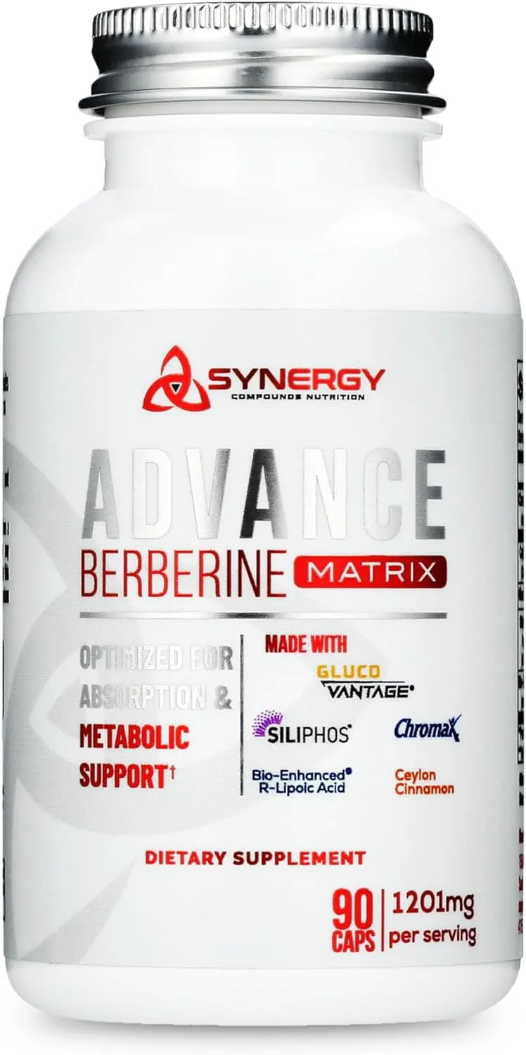 SYNERGY COMPOUNDS NUTRITION - Synergy Compounds Nutrition Advance Berberine Matrix 90 Capsulas - The Red Vitamin MX - Suplementos Alimenticios - {{ shop.shopifyCountryName }}