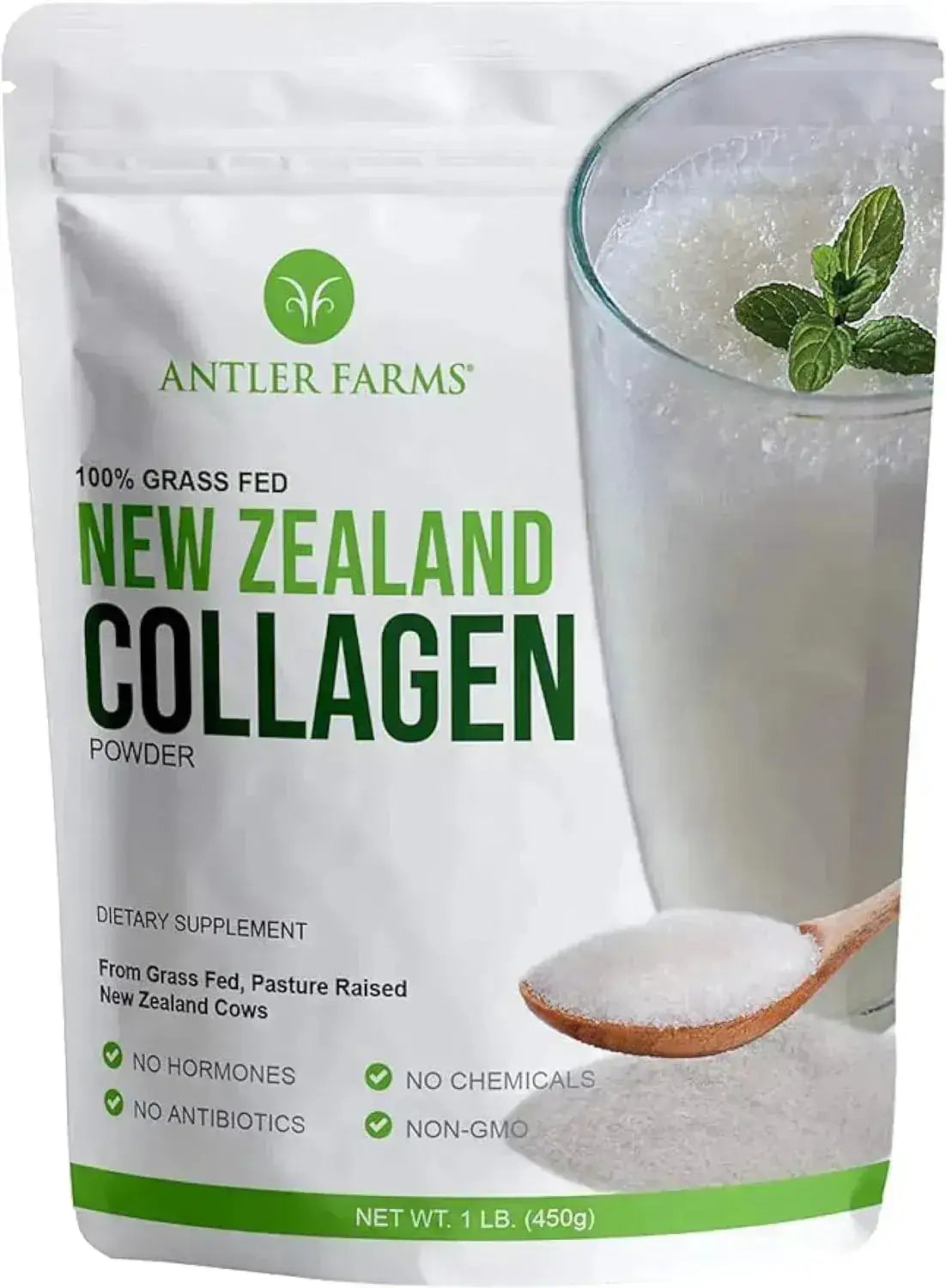 ANTLER FARMS - Antler Farms 100% Pure New Zealand Collagen Powder 450Gr. - The Red Vitamin MX - Suplementos Alimenticios - {{ shop.shopifyCountryName }}