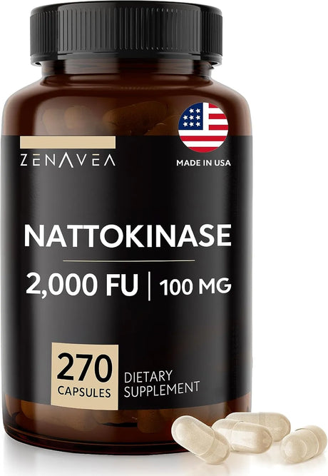 ZENAVEA - Zenavea Nattokinase 2000 FU 270 Capsulas - The Red Vitamin MX - Suplementos Alimenticios - {{ shop.shopifyCountryName }}