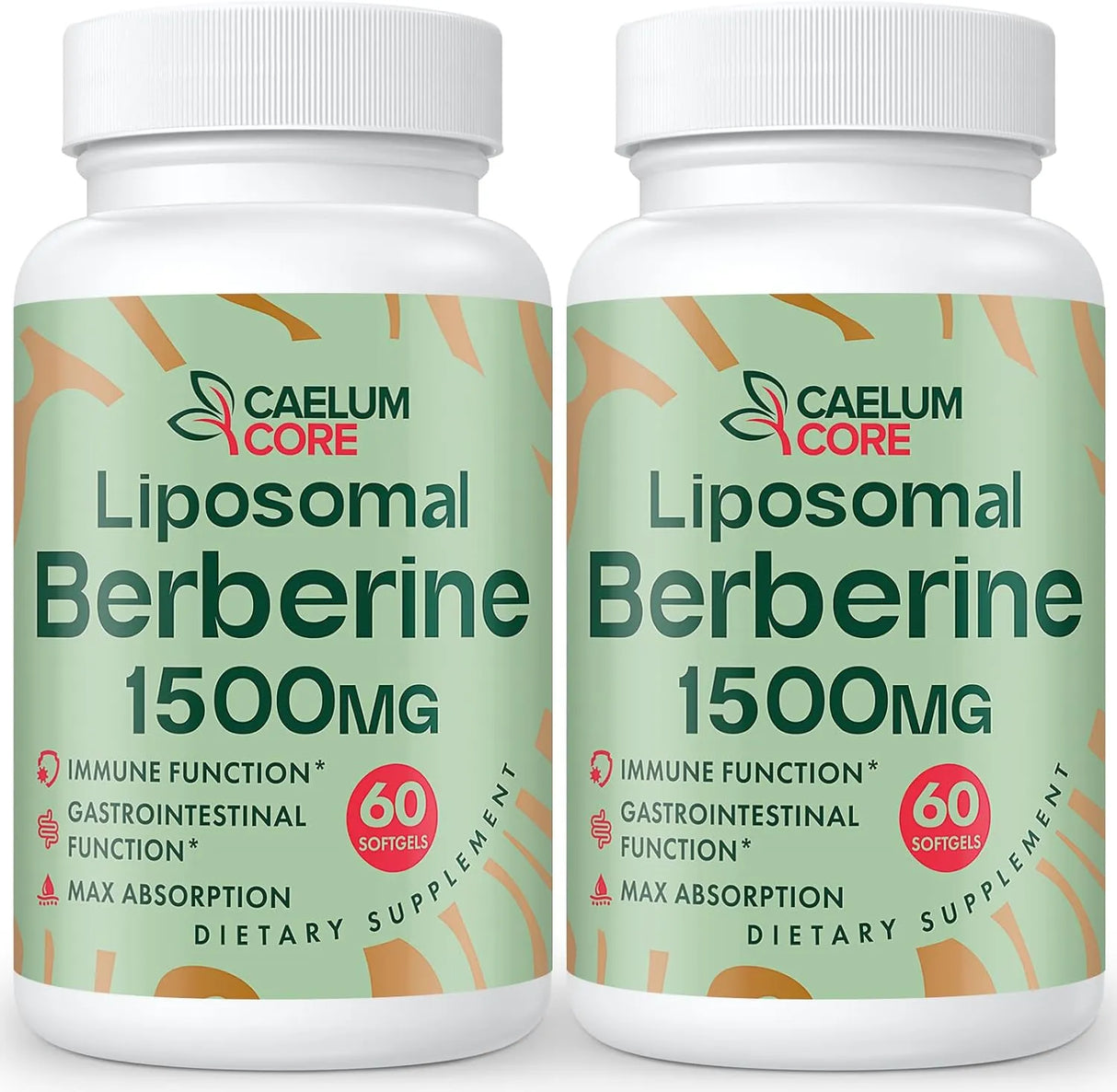 CAELUMCORE - CaelumCore Liposomal Berberine HCL 1500Mg. 60 Capsulas Blandas 2 Pack - The Red Vitamin MX - Suplementos Alimenticios - {{ shop.shopifyCountryName }}